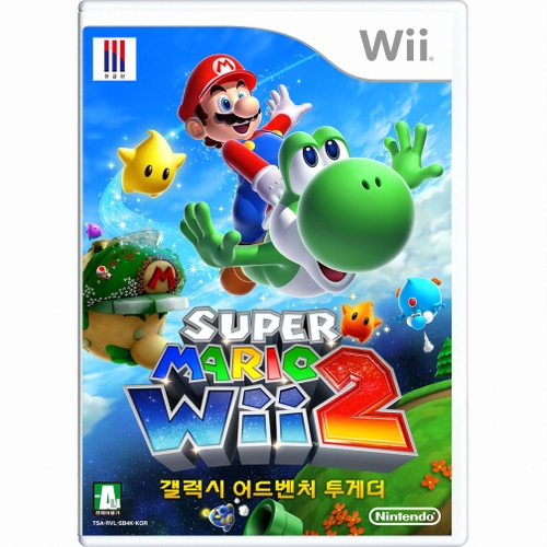[WII] 슈퍼 마리오 Wii 2 갤럭시 어드벤처 투게더 (Super Mario Galaxy 2) KROM